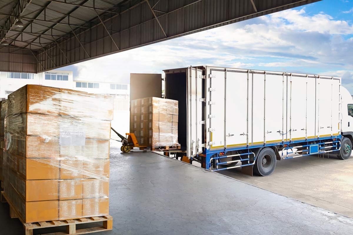 Safely Loading the Packed Boxes on the Truck