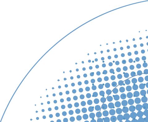 Unique Shape of Curve and Dots Image