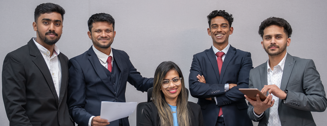 Accounts & Finance Team Posing Camera