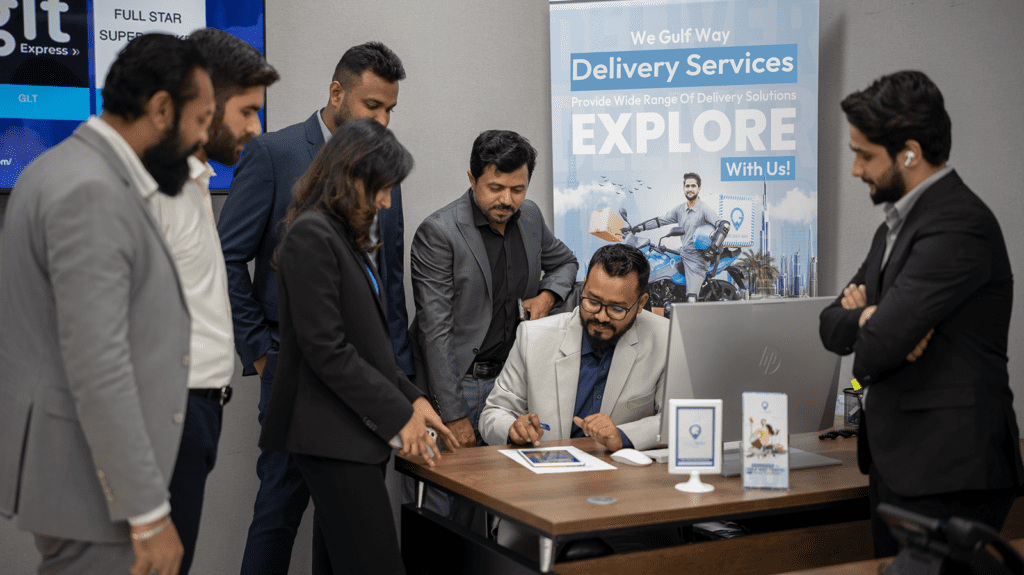 Emirates Way Cargo Team Member Explaining Execution of Work