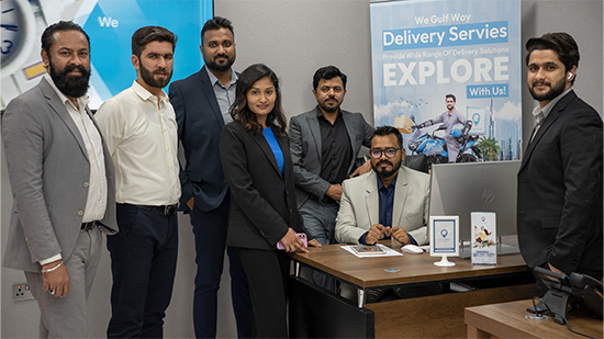 Emirates Way Cargo Team Members in Office